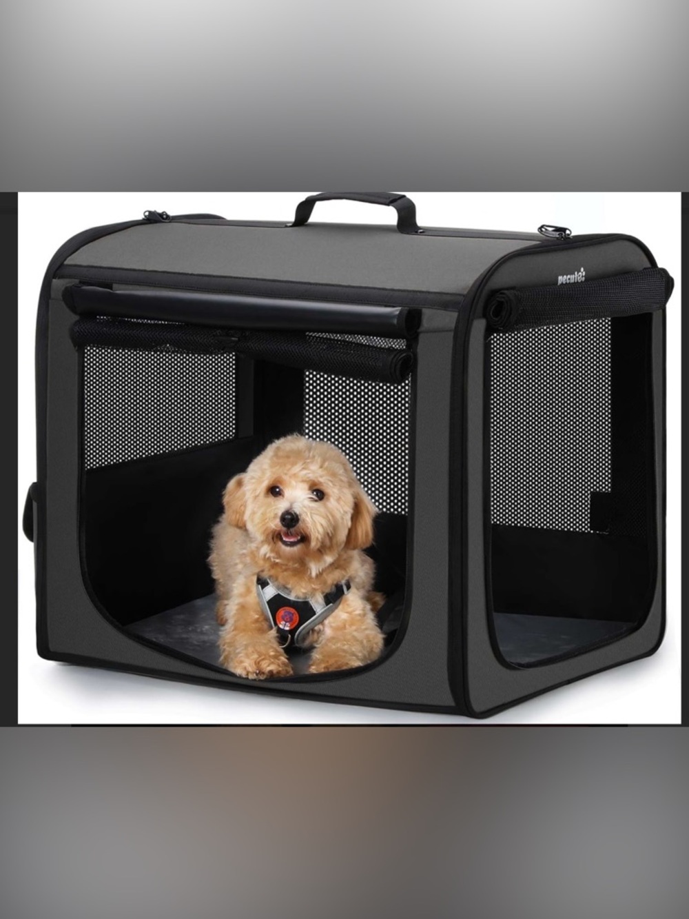 Dog Crate Carrier - Lightweight Portable Pet Crate